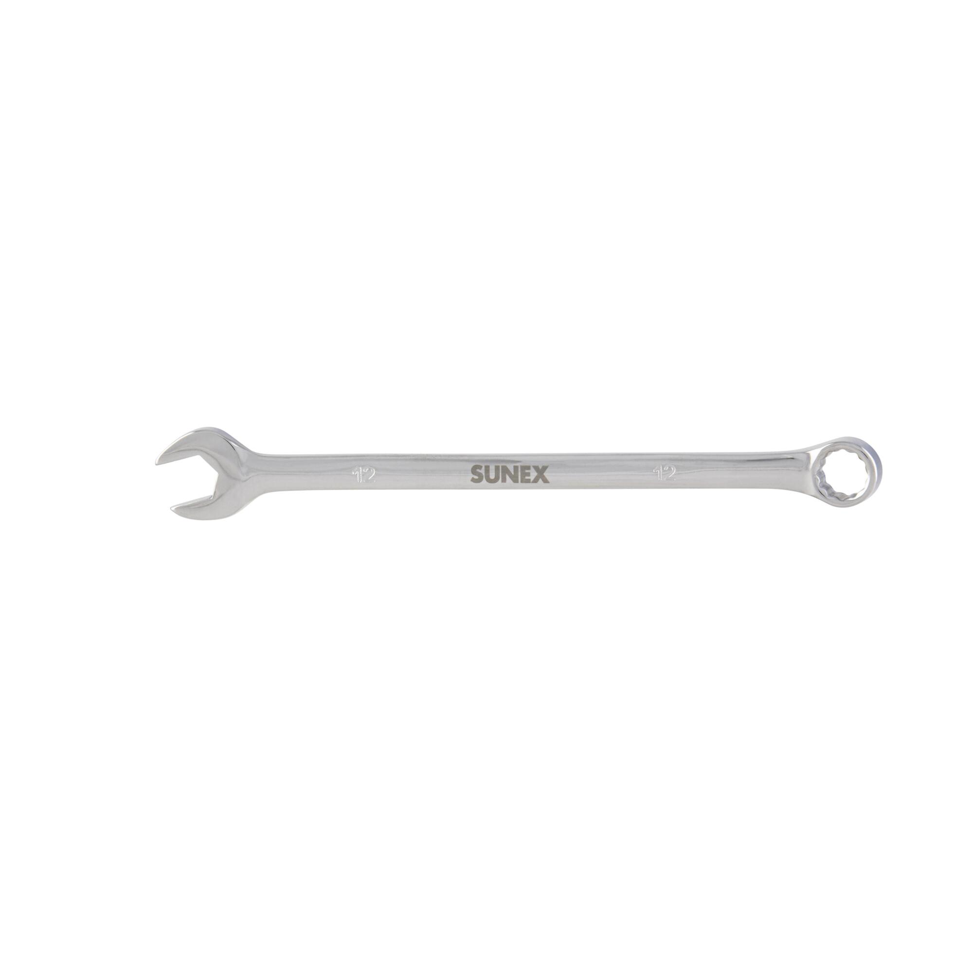Sunex Tools Full Polish Combination Wrench — 12mm, Model# 991712MA